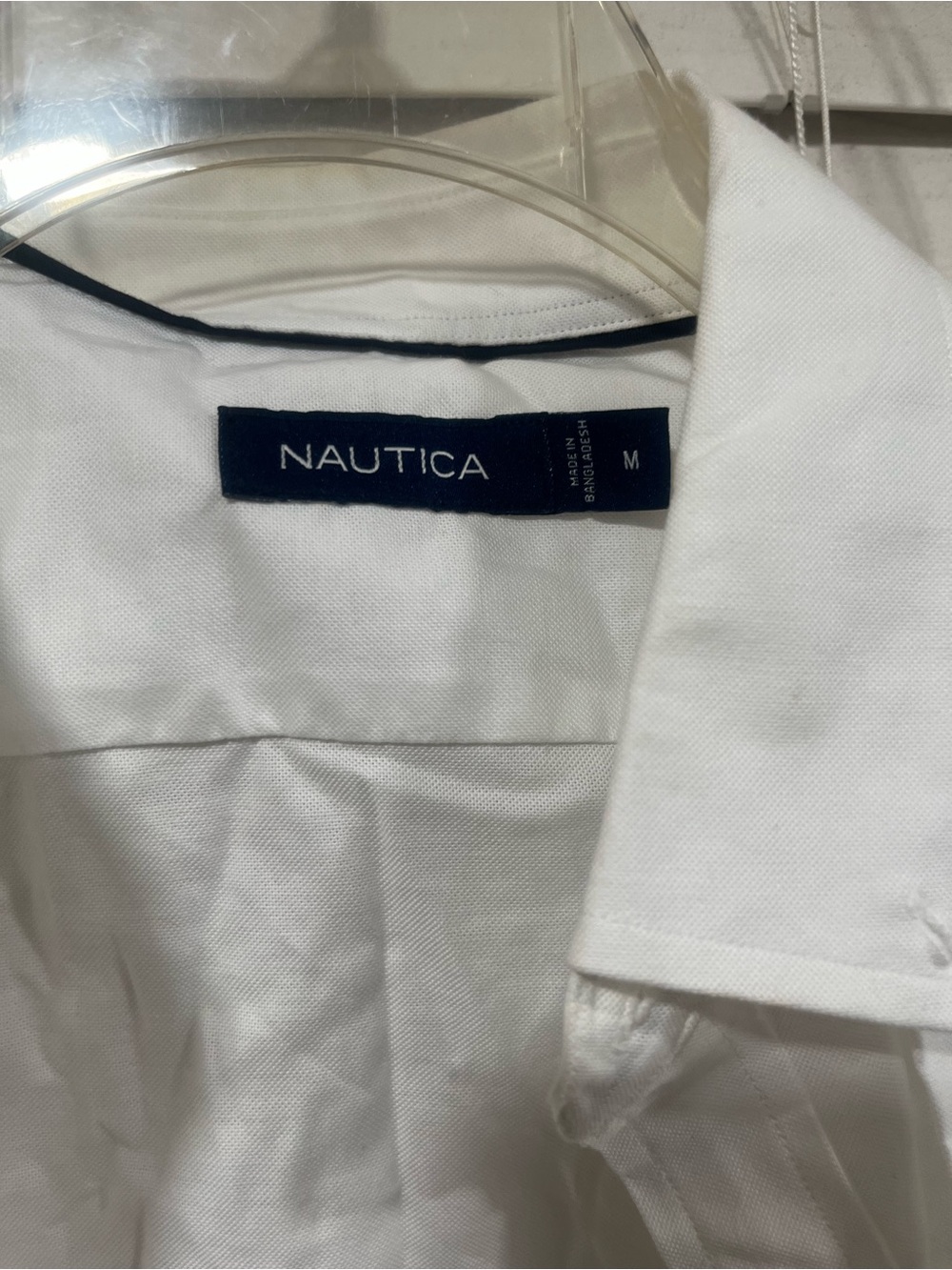 Nautica White Short-Sleeve Button-Down Shirt - Picture 2 of 2